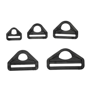 Hebillas Semicirculares Tipo D de Plástico, Doble Capa, Ajustables, para Fijar Mochilas con Correas, Color Sólido, Estilo Urbano Minimalista - Product Image 2