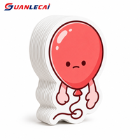 Individuelle Niedliche Kawaii Aufkleber Wasserfeste Vinyl-Stanzaufkleber Tier-Dessert-Charakter-Aufkleber für Wasserflaschen Notizbücher Laptops