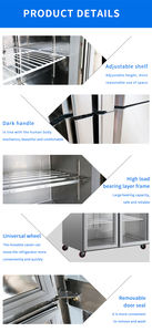 428L Offres Spéciales porte unique congélateur supérieur réfrigérateur américain pour la maison réfrigérateur commercial réfrigérateur réfrigérateur - Product Image 6