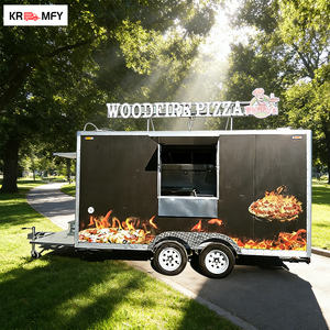 Four à pizza multifonctionnel en fibre de verre de 4 m, remorque de restaurant en plein air, équipement de restauration commerciale, camion de restauration mobile - Product Image 1