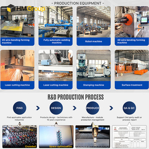 Equipo de logística de acero Carro de jaula rodante de malla metálica galvanizada encajable para supermercados - Product Image 5