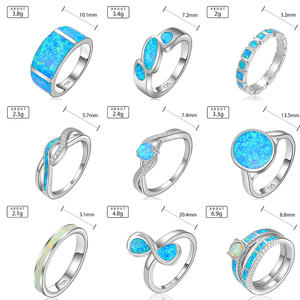 XYOP bagues en <span class=keywords><strong>opale</strong></span> rares en argent sterling 925 faites à la main fabricant de gros de bijoux pour enfants de style surprenant - Product Image 2