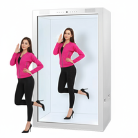 Vitrine d'affichage holographique 3D de l'homme numérique virtuel, écran IPS transparent, écran tactile capacitif 10 points, HDMI