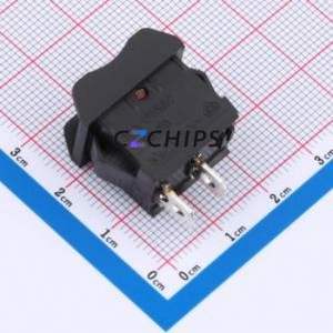 RT-S01-113-L2NBR1A Rocker Switch Through hole Component (THT),21x14.9mm Switch 6A 250V - Product Image 2