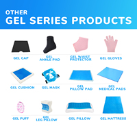 Shenzhen saien fabricants refroidissement Silicone bleu Gel infusé coussin mousse à mémoire de forme matelas lit King Size Topper pour la maison