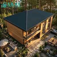 Maisons préfabriquées modulaires AKAY Multi Layer Villa Container, appartements préfabriqués, assemblage flexible et évolutif, maison avec terrasse