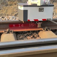 Robot de marquage et de peinture ferroviaire en métal durable, à usage intensif, haute vitesse, réglable et à nettoyage automatique