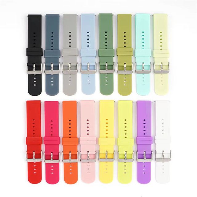 Hot Selling Rubber Silicone  Universal  Waterproof and Anti-Corrosion  Smart Watches  Bands 22MM for Huawei/Samsung Galaxy Watch