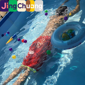 Jingchuang56405 Piscina Doméstica Extra Grande para Adultos, Piscina de Natación con Soporte Grande, Estanque de Peces Engrosado para Exteriores - Product Image 3