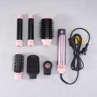 ENZO Salon 6 en 1 Ionic Hair Styler Haute Vitesse Air Chaud Sèche Brosse Diffuseur pour Séchage Curling Massage Sèche-Cheveux Peigne
