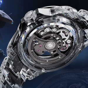 นาฬิกาข้อมือ Bonest Gatti Original Spaceship Mechanical สำหรับผู้ชาย ระบบออโตเมติก ตัวเรือนใส รุ่น BG7007 - Product Image 5