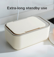 Chauffe-lingettes et distributeur Baphiya pour bébé avec veilleuse LED, sans BPA, 20W, 100-110V, garantie 1 an