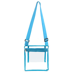 Sac à bandoulière transparent en PVC <span class=keywords><strong>pas</strong></span> <span class=keywords><strong>cher</strong></span> pour événements sportifs unisexes – Sac à main étanche pour le transport en bandoulière - Product Image 3