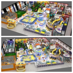 Centro de Juegos Interior Personalizado de 2000 m² para Niños, Castillo Inflable, Laberinto Grande, Área de Juegos Suave para Niños, para Centros Comerciales y Parques de Aventuras - Product Image 2