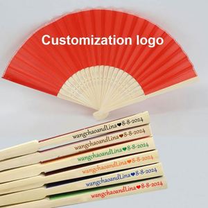 Éventails en bambou pour mariages, artisanat élégant pour une touche personnalisée - Product Image 5