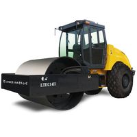 Lutong 14 tonnes 2WD 4WD entraînement hydraulique compacteur à tambour unique rouleau compresseur vibrant Lts214h Lts214HK avec pied de mouton