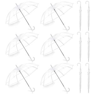 Paraguas de Golf Transparente de Lujo, Promocional, de Fibra de Vidrio, Semiautomático, Resistente al Viento, <span class=keywords><strong>para</strong></span> Regalos Empresariales, Personalizado con Logotipo, Recto, 100 cm - Product Image 6