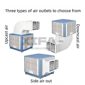 Raffreddatore d'Aria Evaporativo Rotostampato, Design Industriale Robusto, per Esterni e Cantieri, con Grande Serbatoio d'Acqua, Antiruggine - Product Image 6