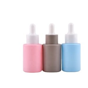 Botella de vidrio con gotero para el cuidado de la piel, aceite de esencia de 15ml, 30ml, 40ml, <span class=keywords><strong>color</strong></span> <span class=keywords><strong>pastel</strong></span>, rosa, Azul, Morado, rojo y marrón, venta al por mayor - Product Image 3
