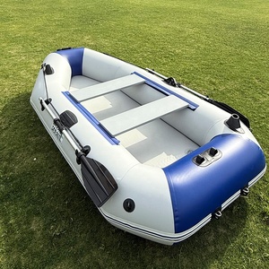 <span class=keywords><strong>Gommone</strong></span> da Pesca Gonfiabile in PVC per 3 Persone 240 cm Kayak a Remi Canoa Zattera Dinghy Hovercraft con Fondo Air Deck - Product Image 4
