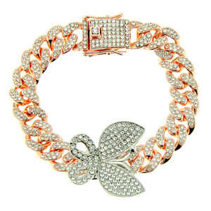 Pulsera de Cadena Cubana, Diseño Tridimensional, Elegante, Joyería Tanjing - Product Image 1