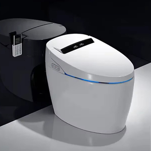 Inodoro Inteligente Japonés con Sensor Automático de Descarga, Inodoro WC Automático Inteligente para Baño, Inodoro Elongado Blanco con Funciones Automáticas Inteligentes Incluidas - Product Image 1