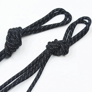 Customized Soft Nylon Round Solid <strong>Drawstring</strong> <strong>Cords</strong> With Reflective Filament - Product Image 5