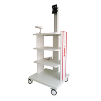 Chariot d'endoscope en acier inoxydable 304 Chariot de laparoscopie 3D