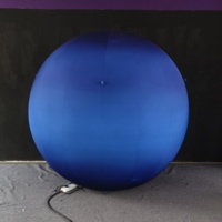 Décorations de Noël sur le thème de l'espace : Grands modèles de planètes gonflables avec souffleur, en PVC Oxford, style boule, petites décorations de planètes
