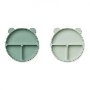 New Custom <b>Bear</b> Silicone Plates, Custom <b>Cute</b> Silicone Baby Plate Design 3 in 1 Silicone Plate - Product Image 3