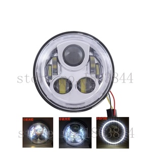 YongJin Chrome 7 "faro a LED per <span class=keywords><strong>Honda</strong></span> Hornet 250 600 <span class=keywords><strong>900</strong></span> VTR <span class=keywords><strong>CB</strong></span> 400 500 1300 2013-2015 - Product Image 5