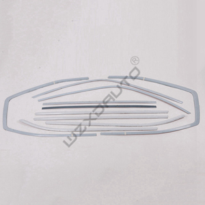 WZXD - Garniture de cadre de fenêtre de voiture en acier inoxydable, accessoires de moulage de fenêtre pour Land Cruiser LC300 2022 - Product Image 4