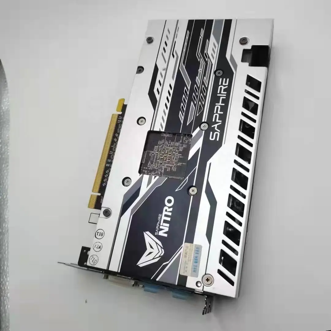 Kartu Grafis GDDR5-8GB RX580 4G 8G 256bit Bekas untuk Komputer Kartu Game Asli Sapphire Nitro AMD Redeon Siap Kirim