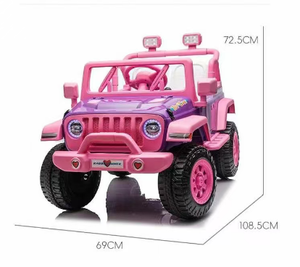 <span class=keywords><strong>Voiture</strong></span> électrique pour enfants, <span class=keywords><strong>jouet</strong></span> cadeau rose mignon, <span class=keywords><strong>voiture</strong></span> à quatre roues télécommandée, adaptée aux enfants de 2 à 8 ans - Product Image 6