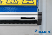 Accurl Euro-Pro série B pour presse plieuse CNC 250 tonnes * 4000 mm avec système de contrôle graphique couleur DA66T