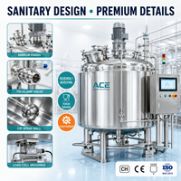 Réservoir de mélange multifonctionnel SUS304 SUS316L pour aliments, boissons, produits laitiers, sauces, sirops et huiles comestibles