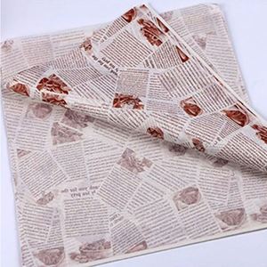 Professional Manufacturer Lunch Box Cutting Wrapping <b>Biodegradable</b> White Printed Double Side Coated Food Grade Greaseproof <b>Paper</b> - Product Image 5