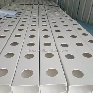 Vertical farming hydroponic plastic nft channel system for plant leaf vegetable in greenhouse agriculture