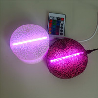 16 couleurs Tactile Support De Lampe Pour 3D Nuit Lumière LED Titulaire Blanc/Noir Crackle LED Titulaire Lumières Offre Spéciale