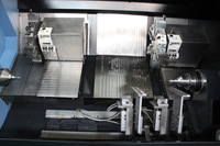 Tour à double couteau TCK 700S, mini tour CNC à banc incliné pour le métal