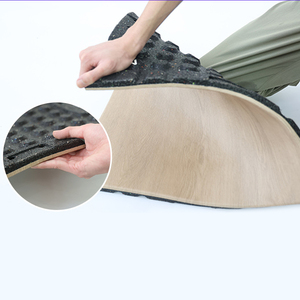 Dalles en caoutchouc SBR antidérapantes et non toxiques à grain de bois personnalisé pour les terrains de sport et les sols de gymnase - Product Image 5