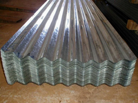 Tôle de Toiture en Acier Ondulé GI Abordable, Panneau Métallique Galvanisé Résistant à la Corrosion pour Toit de Maison, Mur, Clôture et Garage