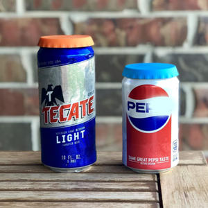 أغطية علب صودا سيليكون مخصصة أغطية علب صودا/مشروبات/بيرة قابلة لإعادة الاستخدام أغطية أغطية تناسب علب المشروبات الغازية القياسية غطاء بدون تسرب - Product Image 6