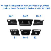 Tapa del interruptor de temperatura del sistema de aire acondicionado de la consola central compatible con BMW X1 F48 F49 Serie 1 F52 OE 64119461402