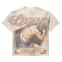T-shirt personnalisé pour homme, en coton épais, délavé à l'acide, coupe oversize, imprimé DTG, style streetwear, coupe carrée, t-shirt court pour homme