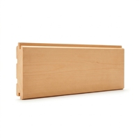 Planches de sauna en cèdre canadien, panneaux muraux en bois massif, planches de banc, sans nœuds, tailles personnalisées
