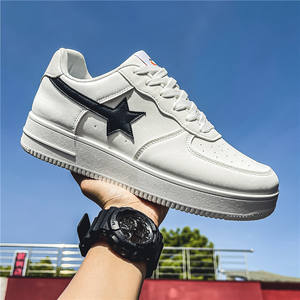 Zapatillas Deportivas Casuales Blancas de Caña Baja para Hombre, Zapatillas de Skateboarding con Cordones para Otoño, Zapatillas Oficiales Air - Product Image 5