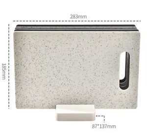 Thực Phẩm Cấp Máy Rửa Chén An Toàn Xách Tay Nonslip Dày <span class=keywords><strong>PP</strong></span> Cắt Hội Đồng Quản Trị Nhà Bếp Thịt Rau Trái Cây 4Pcs Thớt Hội Đồng Quản Trị Bộ - Product Image 2