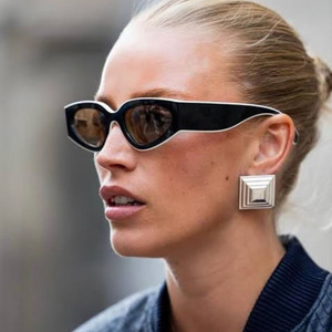 Latest Fashion Ladies Sunglasses High Fashion Pc Black Cat <strong>Eye</strong> Sunglasses <strong>Glasses</strong> <strong>Frames</strong> Ladies Sunglasses Womens