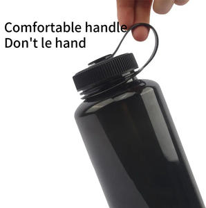 Bouteille personnalisée avec logo, Tritan sans BPA, incassable, pour la randonnée, la randonnée pédestre, la salle de sport, 16 <span class=keywords><strong>OZ</strong></span>, large ouverture, certifiée ISCC FDA, LFGB - Product Image 3